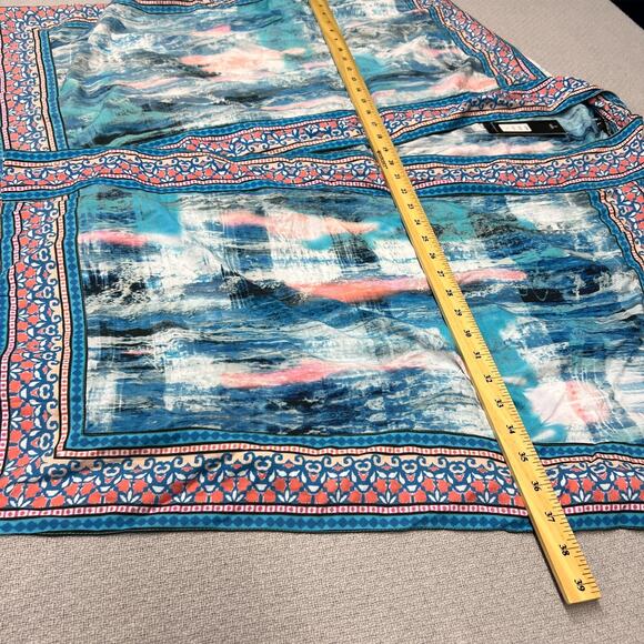 Tolani Collection Open Front Wrap Kimono Womens Large Colorful Boho Art - Picture 9 of 10